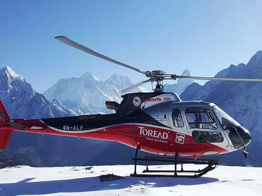 Everest base camp helicopter tour, Kathmandu to Everest Base Camp