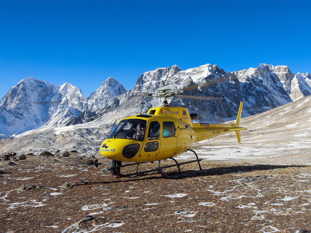 Kala Patthar Helicopter Tour, Kala Patthar to Kathmandu