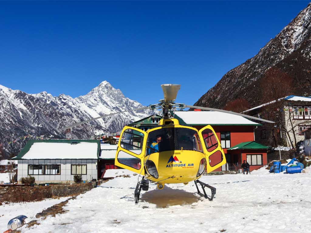 Everest base camp helicopter tour - Everest helicopter tour