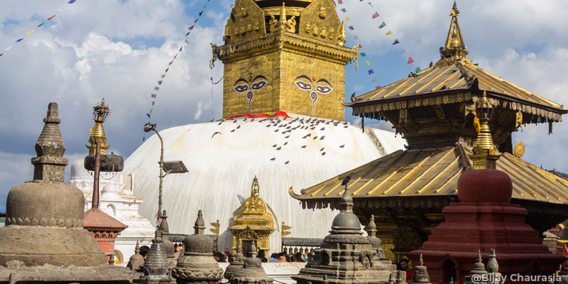 Swayambhunath Stupa Kathmandu -Tourist Places in Kathmandu