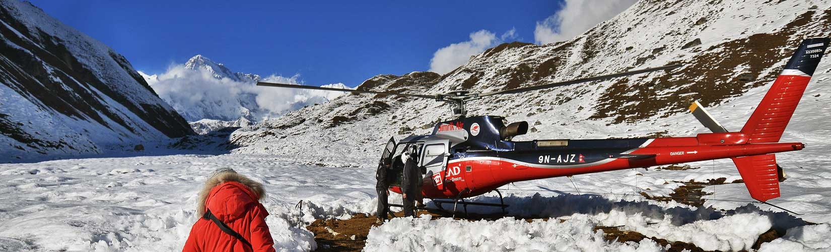 Everest base camp helicopter tour