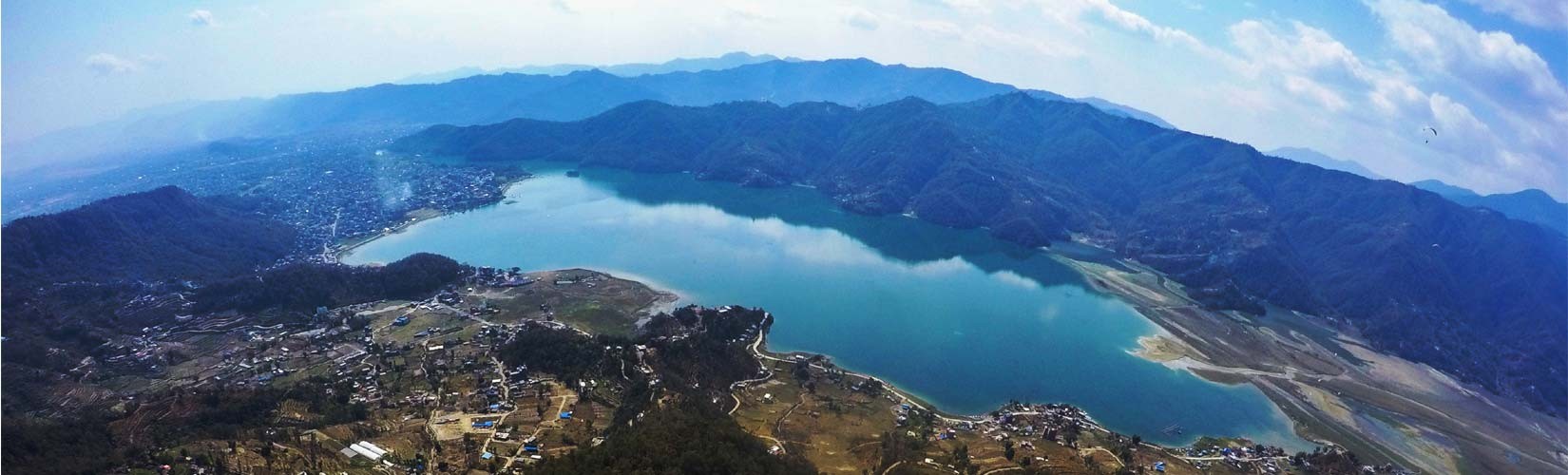 Pokhara City with Phewa Lake
