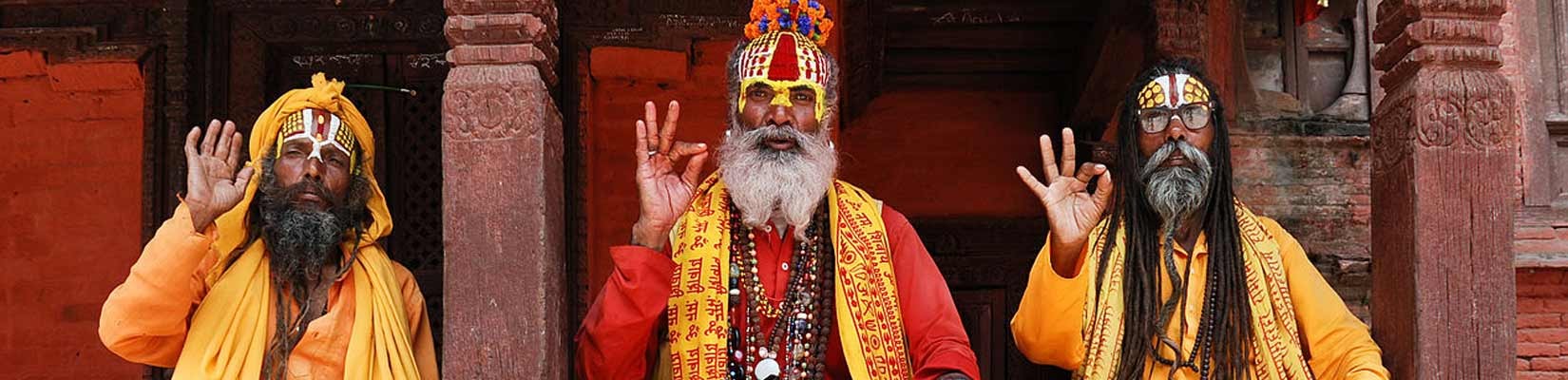 Sadhus at Pasupathinath Temple - One Day Tour in Kathmandu